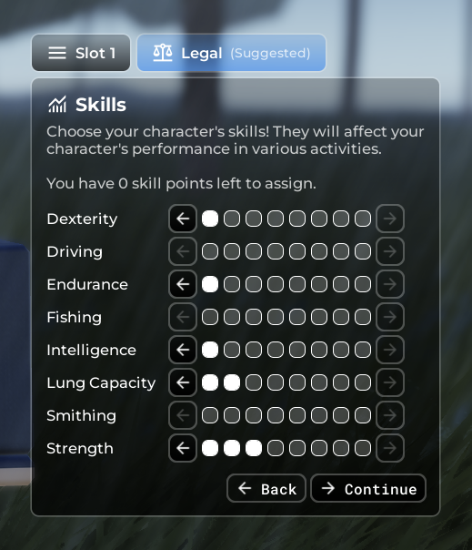 Choosing your skills